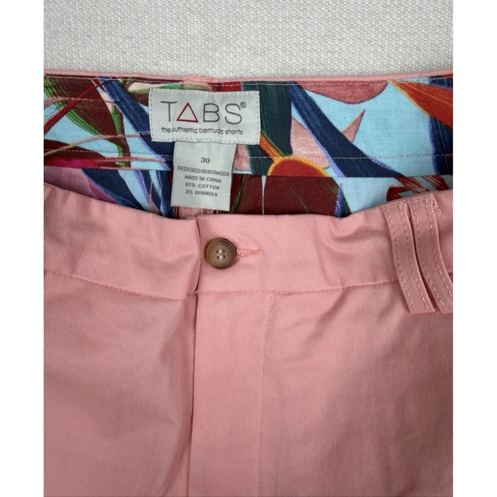 TABS Authentic Bermuda Shorts Men's 30 Preppy Coastal Resort Beach Chino Sailing